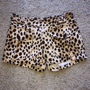 L.A.M.B. leopard shorts